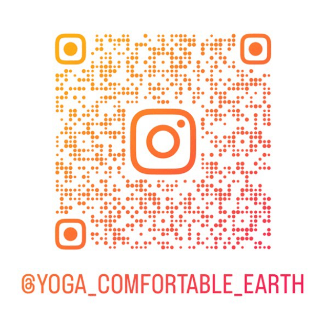 Instagram @yoga_comfortable_earth のQRコード